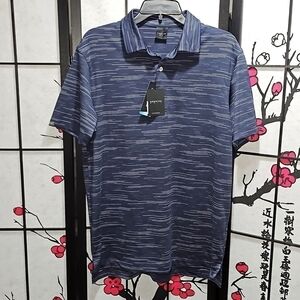 Dunning Blue Polo‎ Shirt Size Small NWT